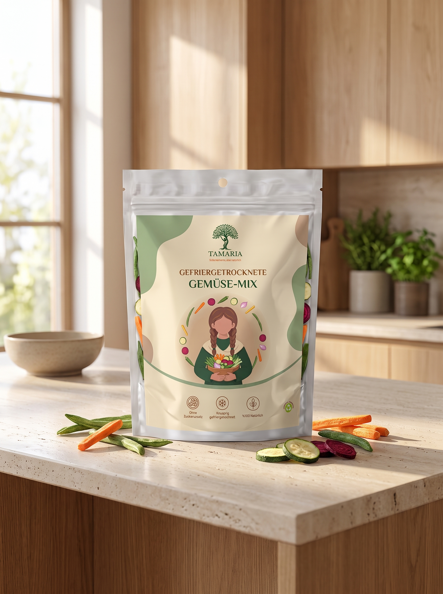 Tamaria Crunchies – Freeze Dried Fruits & Veggies - GEMSÜEMIX 50 g