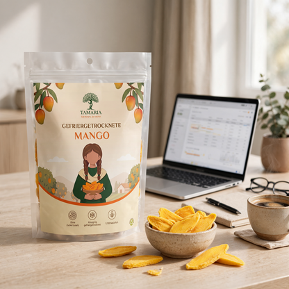 Tamaria Crunchies – Freeze Dried Fruits & Veggies - Mangos 100 g
