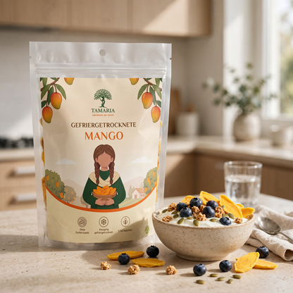 Tamaria Crunchies – Freeze Dried Fruits & Veggies - Mangos 100 g