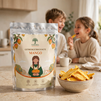 Tamaria Crunchies – Freeze Dried Fruits & Veggies - Mangos 100 g